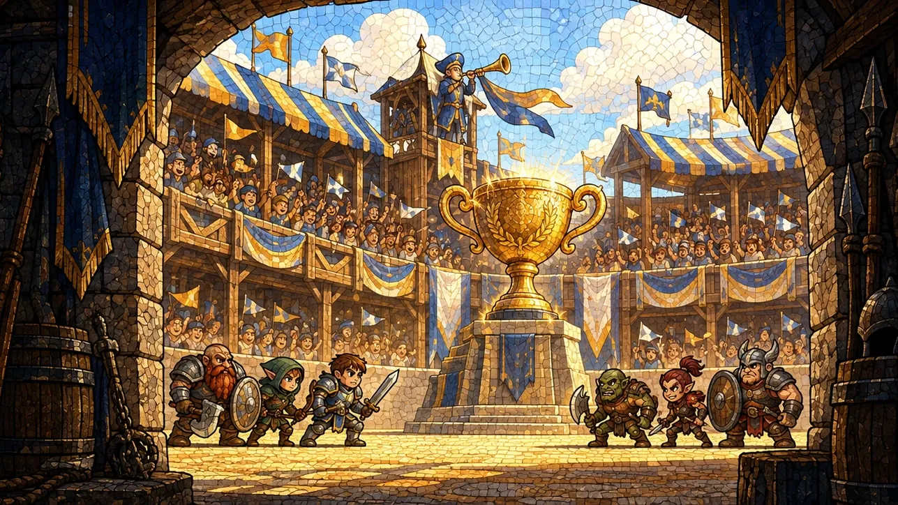 Dos equipos de campeones salen al estadio lleno ante una gran copa dorada